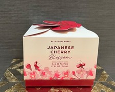 Bath  Body Works Japanese Cherry Blossom Perfume 1.7oz with Decorative Box