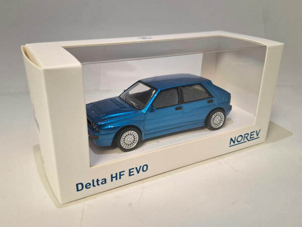 Lancia Delta Hf Evo Blau 1/43 Norev Neu Ovp-image