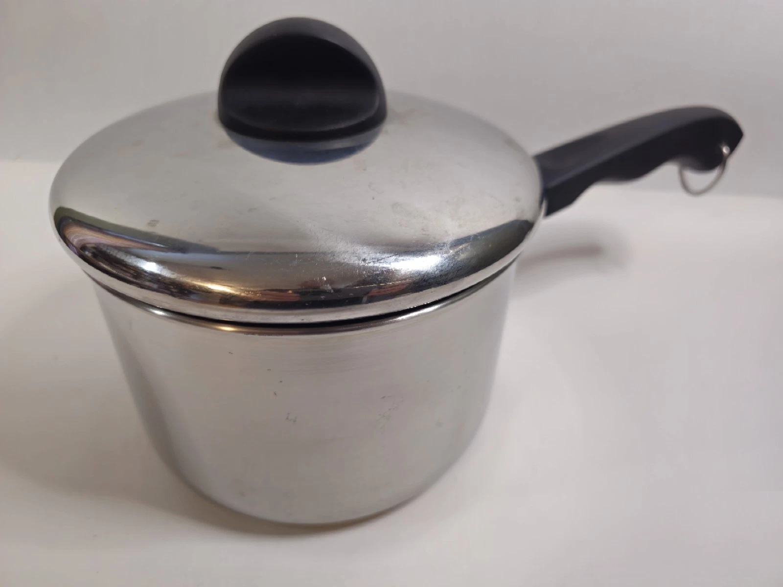 Vintage Revere Ware 1801 3 Quart Sauce Pan Pot With Lid # 99L Kitchen