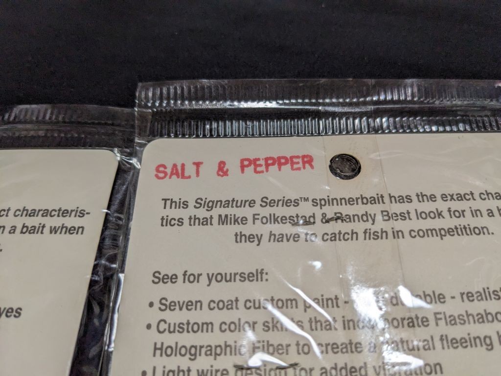 Angler's Choice Signature Series Spinnerbait 3/8oz Set of 2 Near Mint2 American - Image 6