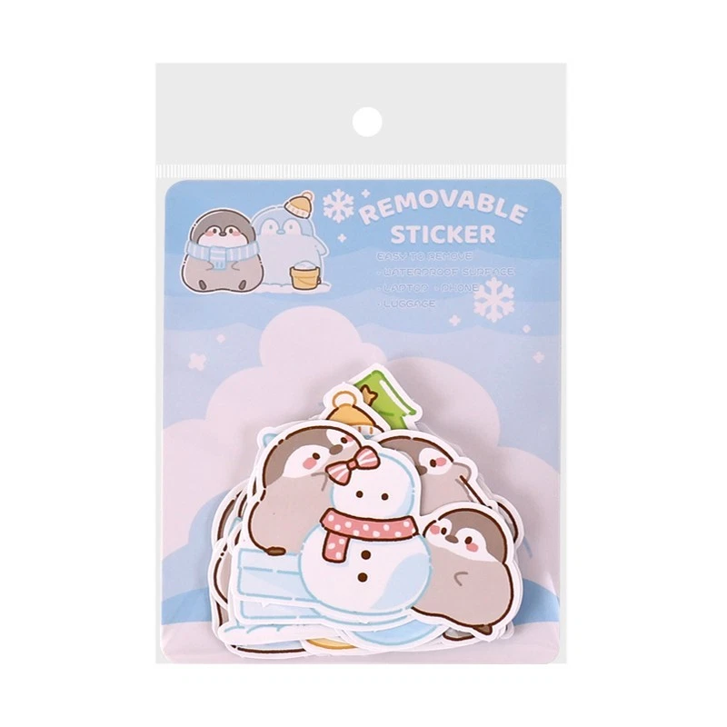 Cute Animal Removable Sticker, Waterproof Surface, 10 Pieces, Decorative, Tag - Image 2 of 4