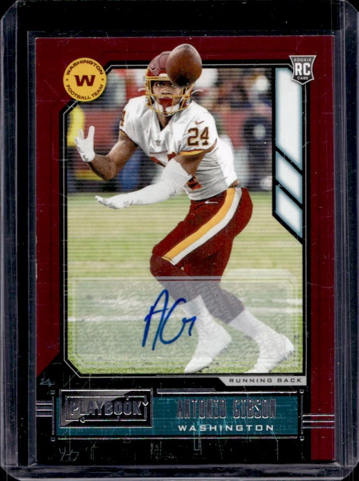 Antonio Gibson Panini Playbook #128 Base