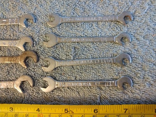 Vtg Kastar 18 Piece Utility Set - Wrenches Files Picks Made In USA - Foto 8 di 11
