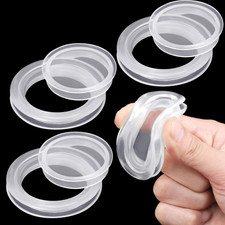 4 Pieces Silicone Patio Table Umbrella Hole Ring Plug and Cap Set for Glass Outd