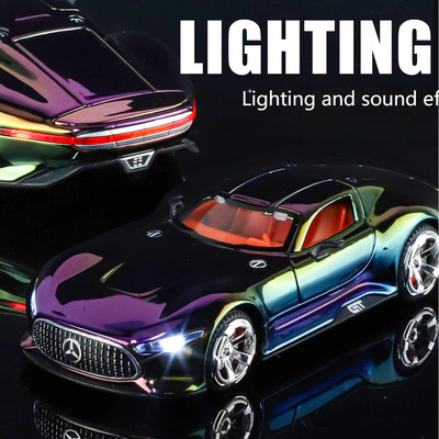 1:32 Benz Vision GT Super Concept Sportwagen Alu Diecast Modellauto High Simulat