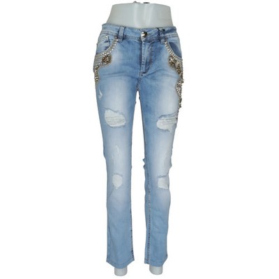D'She, Jeans, Größe: 31, Blau, Baumwolle/Elasthan, Sonstiges, Denim, Damen #c4h