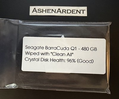 Seagate Barracuda Q1 480GB 2.5 SATA III Internal SSD (ZA480CV1A001) Tested Works