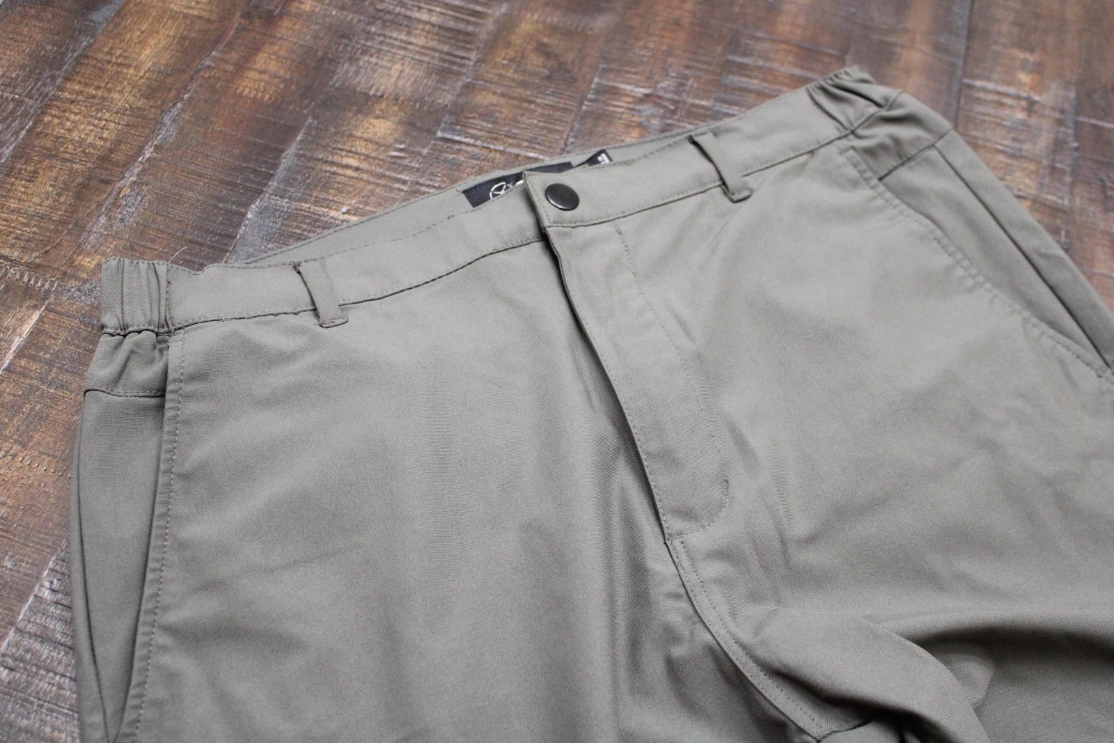 CUTS Pants Mens XL Green Jogger Chino Elastic Cuff Stretch Casual Travel