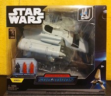 Star Wars Micro Galaxy Squadron Imperial Shuttle with Emperor And Imperial Guard