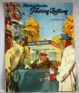 Österreichische Touring Zeitung von Oktober 1935 SPHINX Zapfsäule Shell Esso