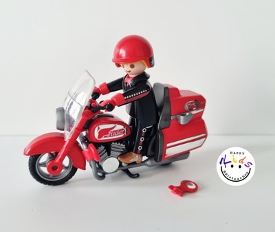 Playmobil 3062 Highway Rider / Bike / Motorrad Rot