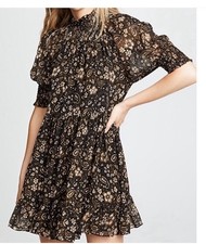 Ulla Johnson Josie Paisley Floral Silk Dress 0
