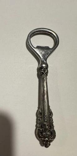 Wallace Grand Baroque Sterling Bottle Opener  5 1/8