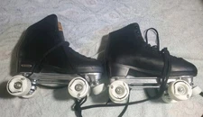 Cruze XR Hightop Mens Roller Skate, Black, Size 11. Customed Painted Rainbow