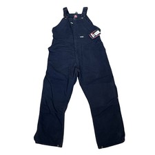 BERNE WB515 Women's Softstone Duck Insulated Bib Overall Black Size 3X Tall