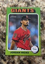 2024 Topps Heritage High Number - Jordan Hicks #525 Mini Card