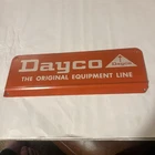 Vintage Dayco Equipment Line Rack Display Metal Automobile Advertising Sign