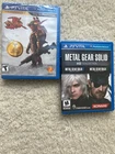 Metal Gear Solid HD+Jak and Daxter New SEALED PlayStation PS Vita Games Lot