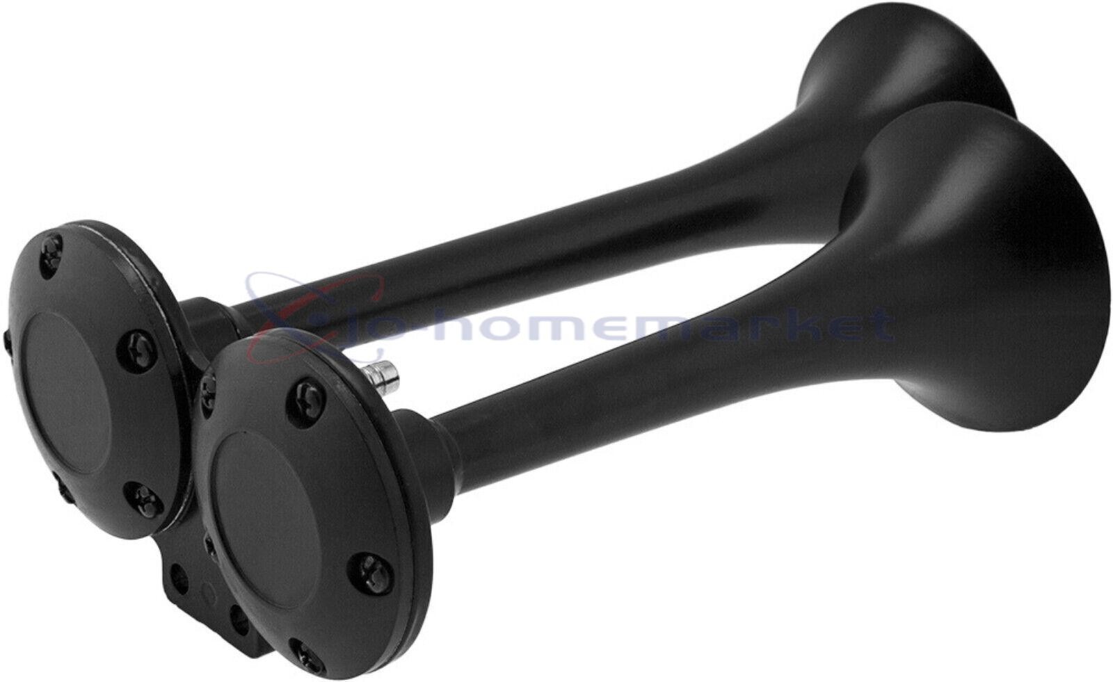 Super Loud Train Electric Air Horn 600DB Dual Trumpets Car Truck Boat Speaker US