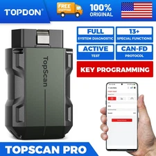 TOPDON TopScan PRO Bi-Directional OBD2 Scanner Bluetooth Key Programmer IMMO
