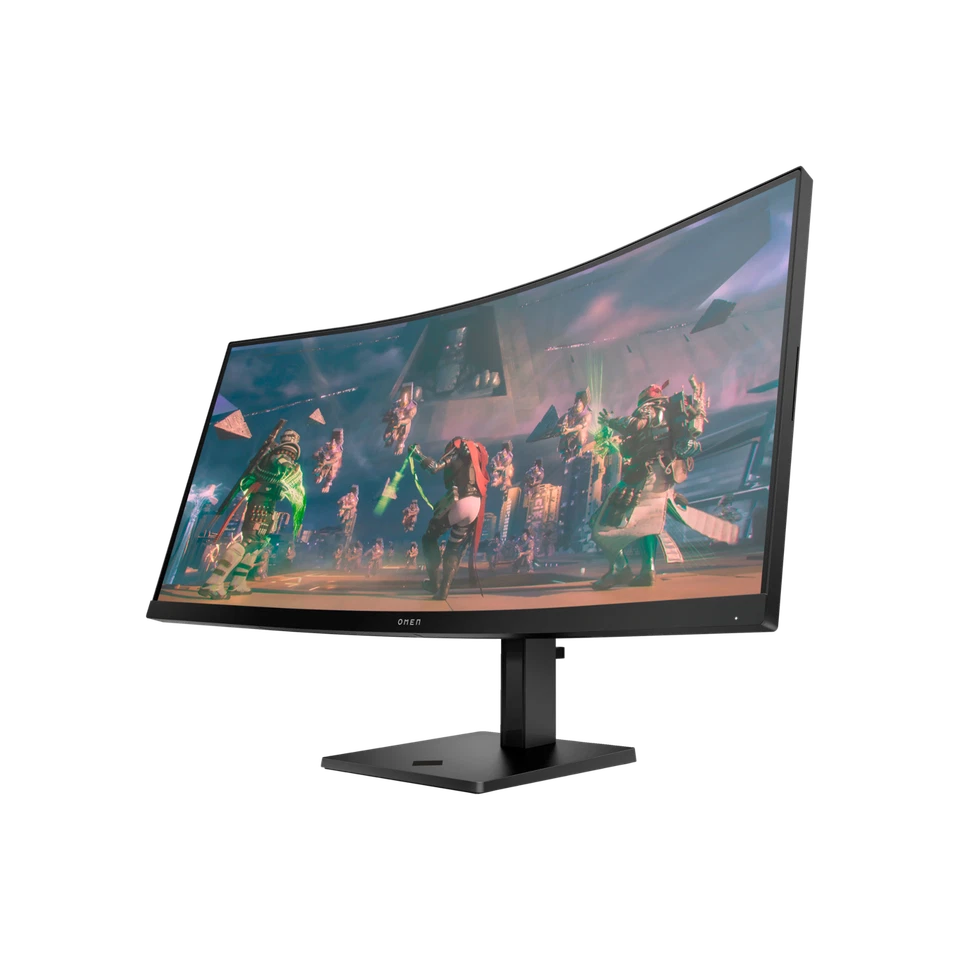 HP Omen 34c Gaming Monitor - VA, WQHD, 165Hz, Höhenverstellung - Bild 4 von 4