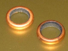 1/4" BSP Donut petcock washers 1/2" ID copper neoprene sealing washer seals seal