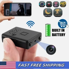 2025 Smart Mini WiFi Camera Wireless 1080P HD Night Cam w/Battery Home Security