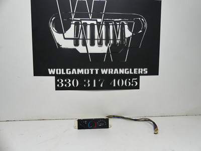 02 03 04 2002-2004 Jeep Wrangler AC ATC Heater Climate Control OEM 55037612AA