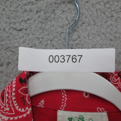 The Quacker Factory Paisley Jacket Womens Small Red Beaded Bedazzled Bandana - Picture 8 of 8