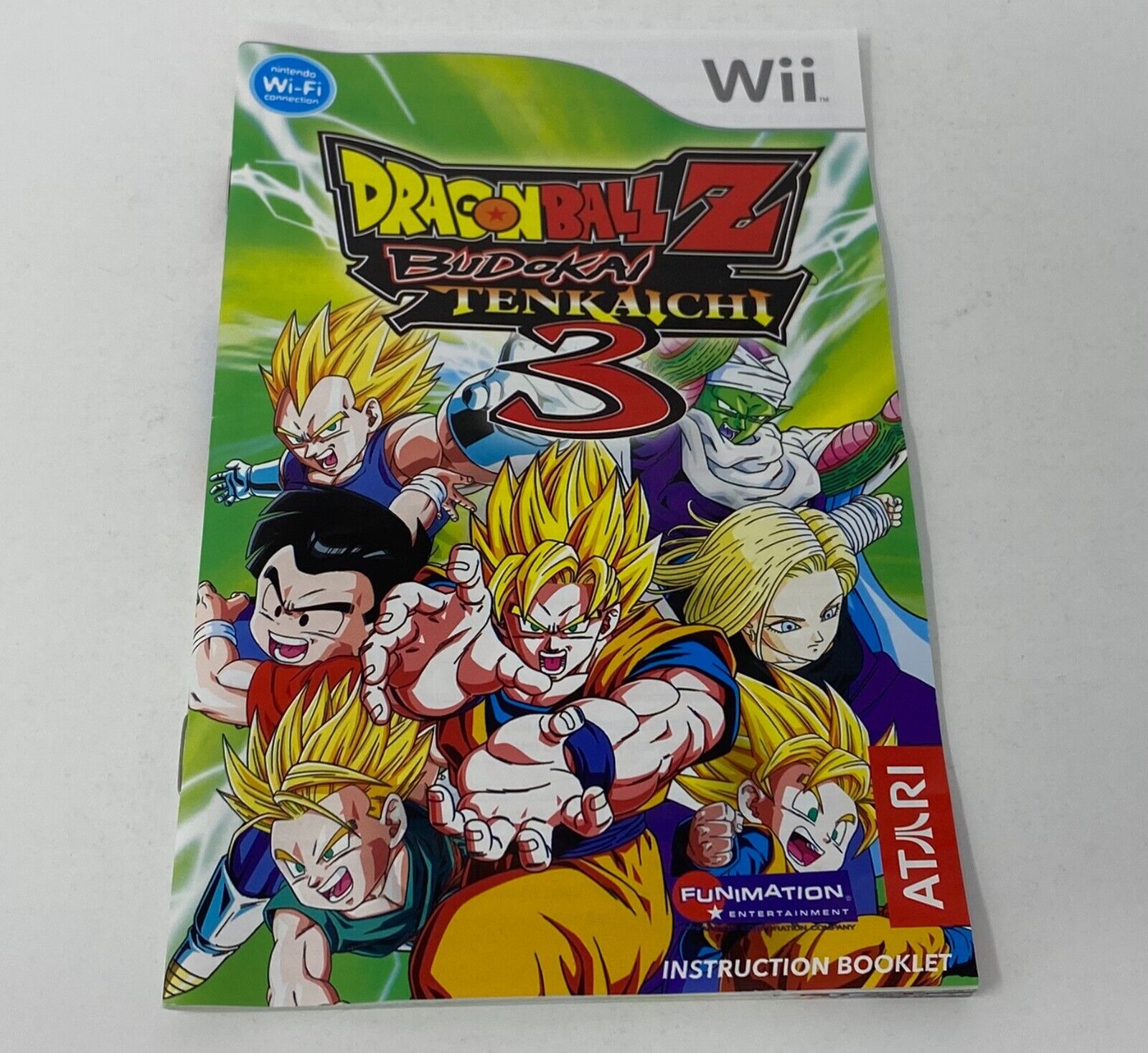 Dragon Ball Z Budokai Tenkaichi 3 Wii - CIB - US Version - Complete with  Manual 742725275584