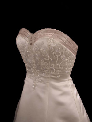 ivory mocha wedding dress SOPHIA TOLLI Y21810A size 14 Ivory/Mocha Wedding Gown