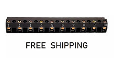 (1x) 10 Pole - 15A - 600V - 12-22 AWG Pluggable Terminal Block - 10mm