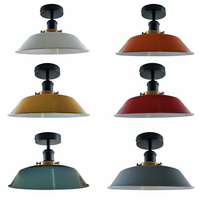 Vintage Industrial Metall Retro Decken Lampe Pendelleuchte Leuchte