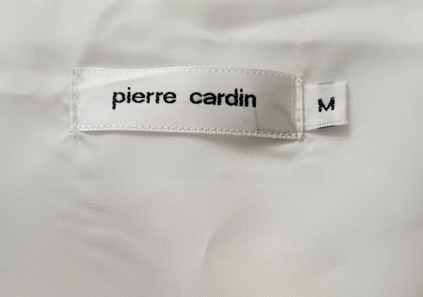 Pierre Cardin Men's Button-Up Sleeveless Blazer Size Medium Grey White Vest Nwt - Image 4 of 4