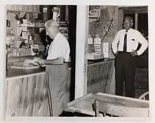 1960s Country General Hardware Store Older Men Americana Vintage Photo