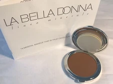 (1) La Bella Donna Compressed Mineral Foundation Compact Sunset Collection TOPAZ