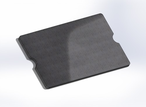 PANEL DE ELIMINACIÓN DE FIBRA DE CARBONO TABLERO PANEL CENTRAL CAJA CUBBY para EK 96-98 Civic - Imagen 7 de 9