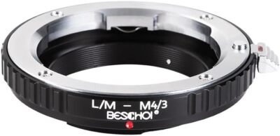 Beschoi Objektivhalterung Adapter für Leica M (LM) Objektive auf Micro Four Thirds