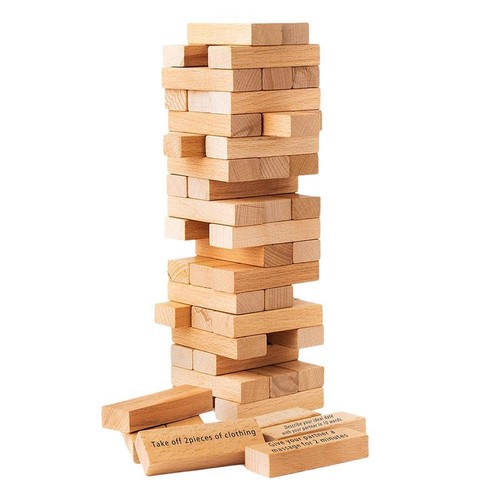 Naughty Tower Stacking Wooden Block Game For Grown Ups –Couple Questions☆ J3W3 - Picture 7 of 7