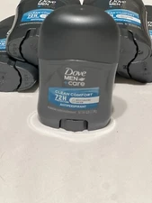 6 PACK DOVE MEN+CARE CLEAN COMFORT DEODORANT TRAVEL SIZE 0.5 OZ