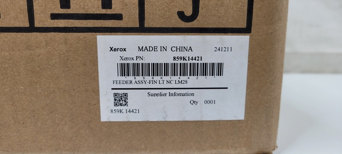 XEROX 859K14421 FEEDER ASSEMBLY FIN LT NC LM28 NEW | eBay