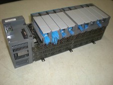 Allen Bradley 1746-A10 10-Slot Chassis w/146-P2 Power Supply and 8 Modules