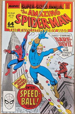 Amazing Spider-Man Annual #22 (1988) Near Mint+ (9.6) Intro: Speedball