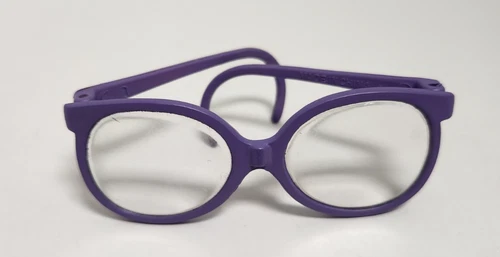 Vintage Cabbage Patch Kids HTF Purple Eyeglasses Glasses with Lens Accessory