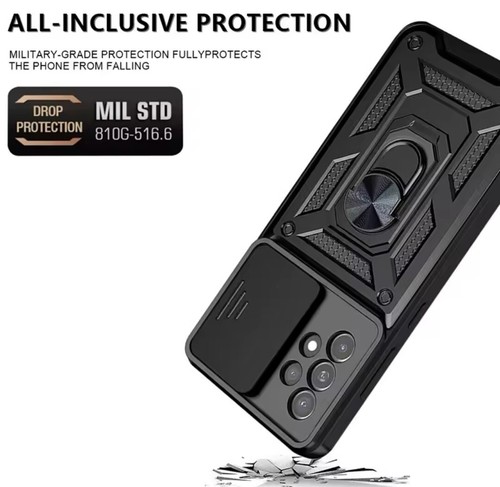 Custodia per Samsung Galaxy S22 Ultra,S22 Plus,S22 anello magnetico armatura antiurto - Foto 2 di 41