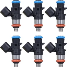 1 Set of 6 Fuel Injectors For Chrysler Dodge Ram Jeep 3.6L 5184085AC 0280158233 