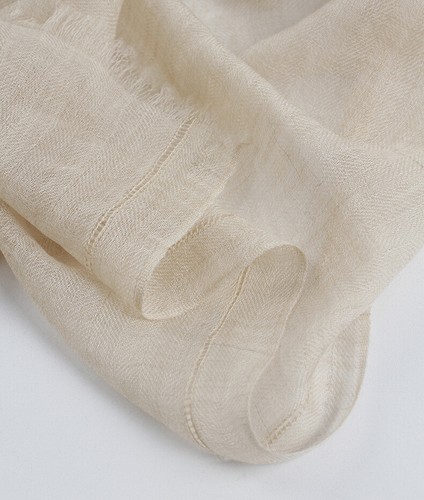 Pure Mongolian Cashmere Herringbone 300s Wrap Shawl Ring Scarf Delicate 190*90cm - Picture 17 of 75