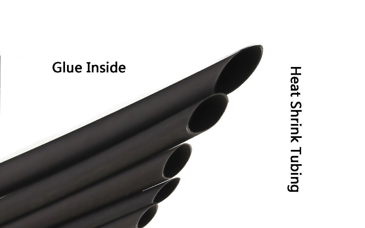 3:1 20/30Ft Heat Shrink Tubing Marine Grade Wire Cores Protect Kit (1/4" Dia