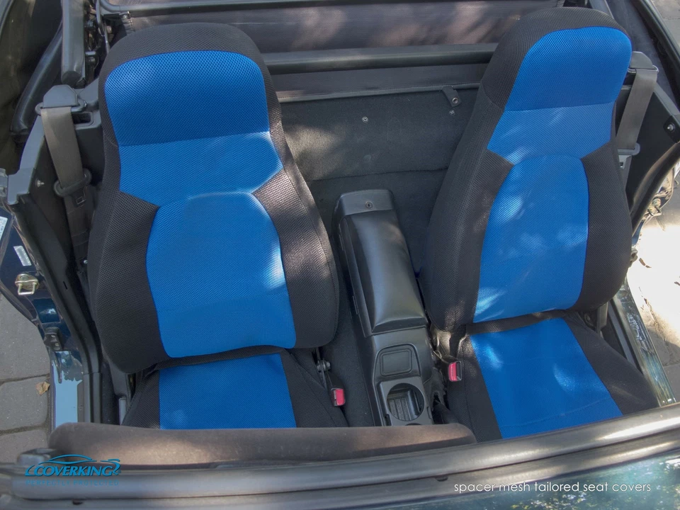 Fundas de asiento a medida de malla espaciadora de cubierta para Mazda Miata - Hechas a pedido Foto 3 de 4