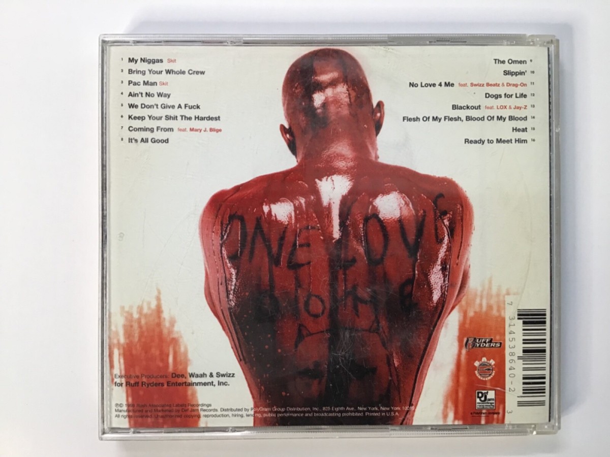 DMX; FLESH OF MY FLESH BLOOD OF MY BLOOD CD #314538640-2 DEF